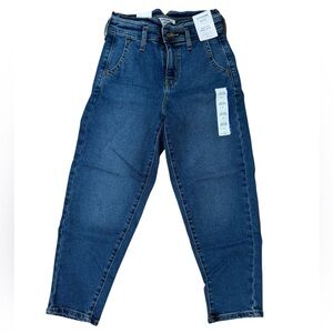 DENIZEN HIGH-RISE MOM JEANS VINTAGE-INSPIRED ADJUSTABLE WAIST size 8 girls NWT